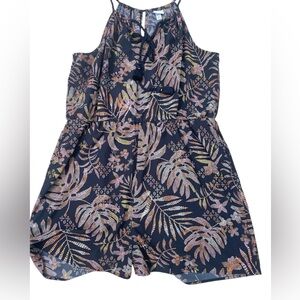 a new day women’s romper two XL sleeveless front tie